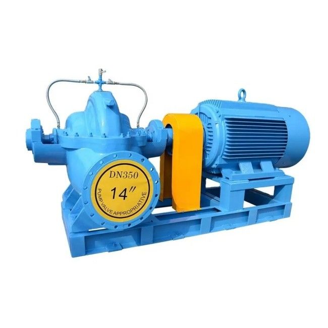 Máy bơm hút đôi một tầng 22-1800kW, Máy bơm nước điện dòng chảy cao ISO9001