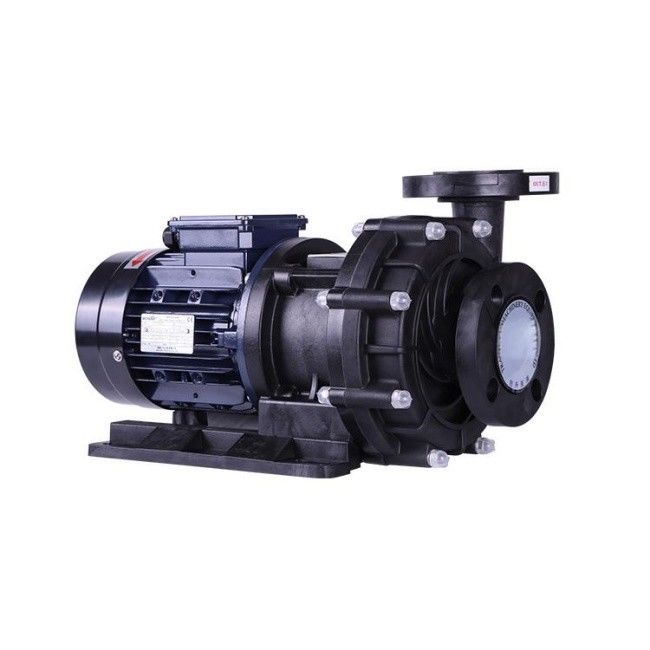 Máy bơm axit lưu huỳnh từ kháng nhiệt độ cao Máy bơm axit lưu huỳnh kháng kiềm đầu cao nhựa lợp PTFE