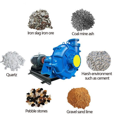 Máy bơm bùn ly tâm crom cao Máy bơm ly tâm hút đơn chống mài mòn OEM